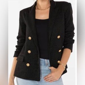 Black Tweed Blazer by Bishop + Young
